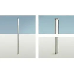 Schrank-Boden/Deckenprofil, Amari 200, 9132947,Länge 2700mm, Aluminium eloxiert