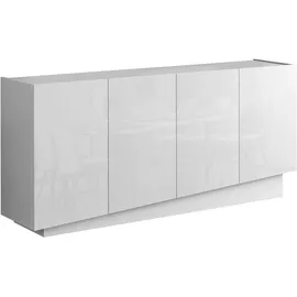 OTTO home Sideboard VELA 160 x 75 x 35 cm Weiß hochglanz