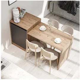 roomart Milano 160 x 85 x 60 cm grau