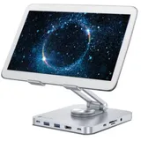TECHLY 8-in-1 USB-C Hub Docking Station Tablet-Ständer ICATBLDOCK81