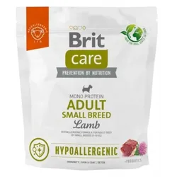BRIT CARE Hypoallergenic Adult Small Breed Lamb 1kg für erwachsene Hunde kleiner Rassen mit Lammfleisch