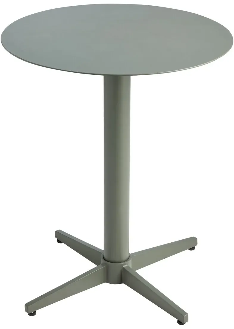Gartenbeistelltisch Mill aus Aluminium, modern, rund, Nordic Green, Ø 50 cm, pflegeleicht