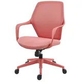 Büro-Drehstuhl  Stever , rot , Maße (cm): B: 64 H: 92 T: 64.0