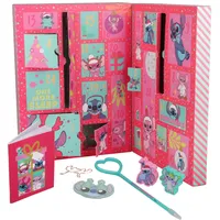 Stitch Stationary Premium-Adventskalender für 24 Tage, offiziell lizenzierte saisonale Weihnachtsdekoration für Mädchenzimmer Paladone
