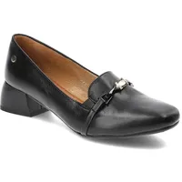 Schwarze Halbschuhe Maciejka Elegante Damenschuhe aus Leder, 40