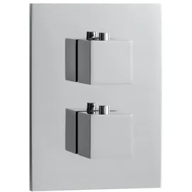 Herzbach NeoCastell Duschthermostat square für 2 Verbraucher Chrom 11.503050.2.01