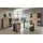Innostyle Komplettbüro MEMPHIS XI 8-teilig Front Artisan Eiche Korpus Graphit