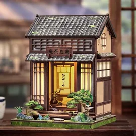 CUTEBEE Puppenhaus Miniature House Kirishima Cha-an 19 x 14 cm