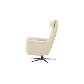 Hukla Relaxsessel Yuna Leder 78 x 88 x 82 cm Creme