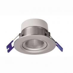 Opple LED-Einbauspot Chiara, 6W, 450lm, 2700K, Aluminium, schwenkbar