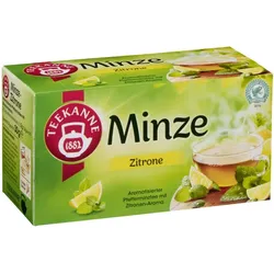 Teekanne Spritzige Minze Zitrone 20ST 30G