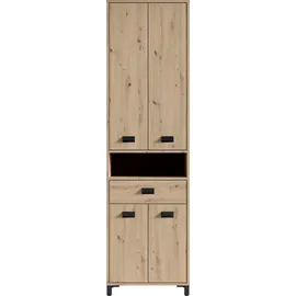 byLIVING Wellness Hochschrank 54 x 193 cm Braun Holz
