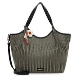 TAMARIS Shopper Synthetik Gelb/Black