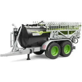Bruder 02036 - Fliegl Fassanhänger Jumbo Line Plus schwarz 1:16