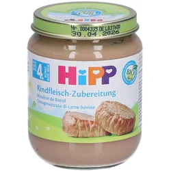 HiPP Rindfleisch-Zubereitung ab dem 4. Monat – Bio-Qualität