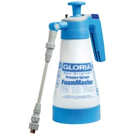GLORIA FoamMaster FM 10 FLEX 1 L Foamer | Austauschbare Schaumpatronen | Drucksprüher zur Autoreinigung