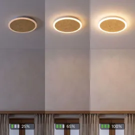 Licht-Erlebnisse Tongstel 1 rund goldfarben/schwarz