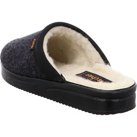 Fischer Markenschuh Andy Pantoffeln Schwarz/Grau 45