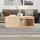 furnicato Couchtisch natur Braun Kiefer 100 x 40,5 x 101 cm