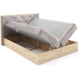 Fun Möbel Helios Premium 180 x 200 cm Beige