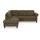 sit&more Ecksofa SIT & MORE "Mellum L-Form", grün (olive), B:253cm H:87cm T:212cm, 100% Polyester, Sofas, Ecksofa, Federkern, wahlweise mit Bettfunktion, Stauraum und Armteilfunktion