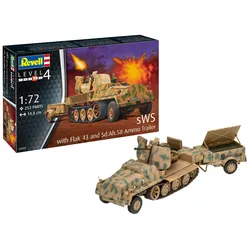 Revell 03293 sWS mit Flak-Aufbau als Sfl. mit 3,7cm Flak 43