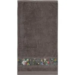 Fleur Handtuch 70 x 140 cm taupe