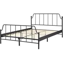 Beliani Mauressac 140 x 200 cm Schwarz
