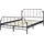 Beliani Mauressac 140 x 200 cm Schwarz