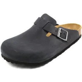 Birkenstock Boston Nubukleder geölt schwarz 43