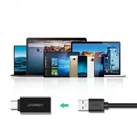 UGREEN USB-C to USB 3.0 A Female Adapter Black