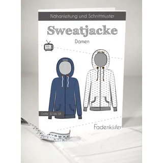 Fadenkäfer Schnittmuster und Nähanleitung - Damen Sweatjacke