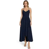 Vera Mont Abendkleid Volant Blau 44