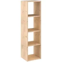 Astigarraga Bücherregal 140 x 36,2 x 33 cm Beige