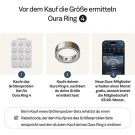 Oura Ring 4 Größe 6 - 51,9 mm Gold