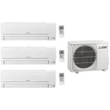 Mitsubishi Klimaanlage 2x MSZ-HR25VFK2 + MSZ-HR35VFK2 + MXZ-3HA50VF mit WLAN