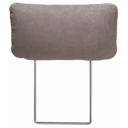 Kopfstütze HOME AFFAIRE "Husum", grau, B:50cm H:25cm T:11cm, Luxus-Microfaser ALTARA NUBUCK (100% Polyester) Luxus-Microfaser mit Druck (100% Polyester) Luxus-Microfaser in Lederoptik (100% Polyester) , Polsterauflagen, mit Kontrastnaht