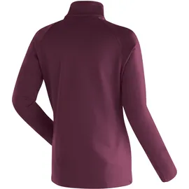 Maier Sports Eva Longsleeve Damen Fleecepullover Beere 42