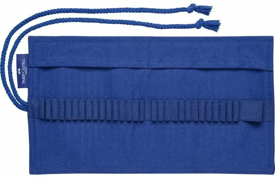Faber-Castell 114664 Etui Weiches Federmäppchen Baumwolle Blau