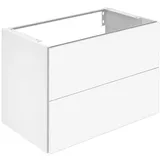 Keuco Waschtischunterschrank 2 Auszüge 80 x 49 x 60,5 cm Schwarz