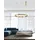 Nova Luce Motif 1-flg. Ø 80 cm gold