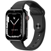Maxcom Kiddo 4G BT 40 mm Kunststoffgehäuse schwarz Silikonarmband schwarz One Size