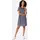Casual Looks Webkleid Etuikleid Bedruckt Marine/Weiß 40