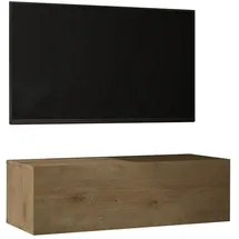 mai & mai Fernsehtisch Lowboard 100x40,2x30 cm Braun Holz, Holzwerkstoff