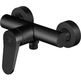Steinberg Serie 340 Duscharmatur, Aufputz, für einen Verbraucher, 3401200S Farbe: Schwarz Matt