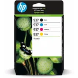 HP 937 4er-Pack CMYK Original Druckerpatrone Schwarz, Cyan, Magenta, Gelb