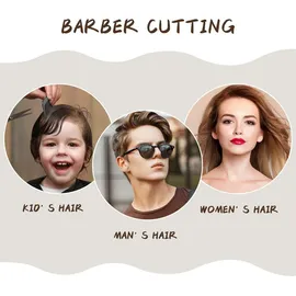 Boao 3er Set Männer Friseur Kamm Haarschneide Werkzeug Gradient