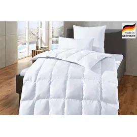 OTTO home Daunenbettdecke OTTO HOME "Köniz, Bettdecke 135x200 cm, 155x220 cm und weitere Größen", weiß, B:200cm L:200cm, Bezug: 100% Baumwolle. Füllung: 60% Daunen, 40% Federn, Bettdecken, Bettdecken, Sommer, Winter, Decke ist Made in Green zertifiziert