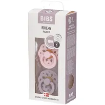 Bibs Fopspeen Boheme Blossom - Lilac 0-6 Maanden 2 St Sauger