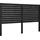 vidaXL Kopfteil Schwarz 186x4x100 Cm Massivholz Kiefer Vidaxl